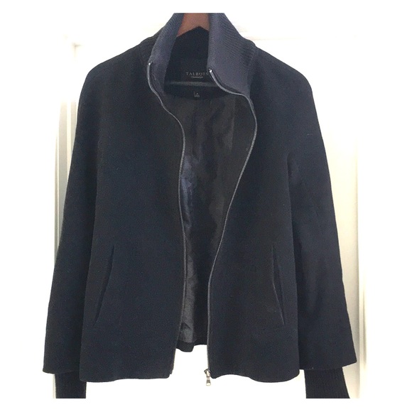 Talbots Black Wool Jacket 4 - Picture 3 of 17